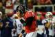 Sep 29, 2013; Atlanta, GA, USA; Atlanta Falcons quarterback Matt Ryan (2) reacts to a turnover on downs in the first half against the New England Patriots at the Georgia Dome. Mandatory Credit: Daniel Shirey-USA TODAY Sports