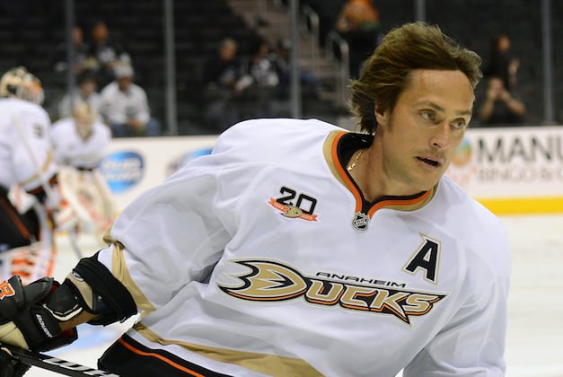 Ducks Will Track Teemu Selanne's Ice Time Closely in His Final NHL Season
