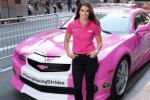 Danica Gets Pink Car for Breast Cancer Awareness