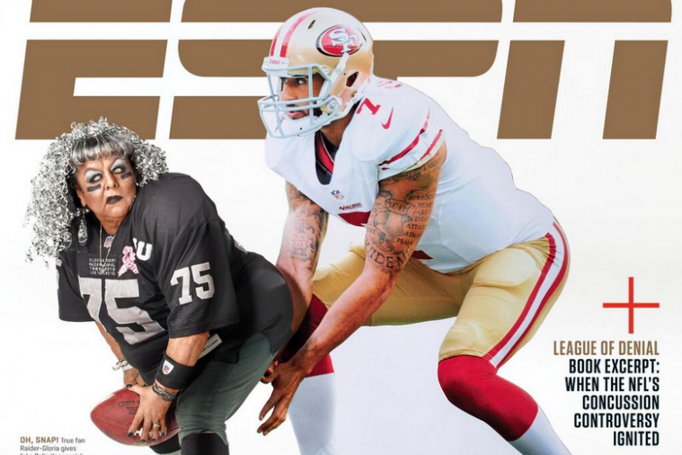 Raiders Fan and Colin Kaepernick Featured on 'ESPN the Magazine' Bay Area Issue