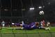 MANCHESTER, ENGLAND - OCTOBER 02: Goalkeeper Joe Hart of Manchester City fails to stop a shot from Franck Ribery (not in picture) of Muenchen during the UEFA Champions League Group D match between Manchester City and FC Bayern Muenchen at Etihad Stadium on October 2, 2013 in Manchester, England. (Photo by Julian Finney/Getty Images)