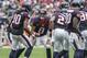 Sep 29, 2013; Houston, TX, USA; Houston Texans quarterback Matt Schaub (8) calls a play in the huddle during the third quarter against the Seattle Seahawks at Reliant Stadium. The Seahawks defeated the Texans 23-20. Mandatory Credit: Troy Taormina-USA TODAY Sports