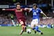 LIVERPOOL, ENGLAND - MARCH 16: David Silva of Manchester City competes with Leighton Baines of Everton during the Barclays Premier League match between Everton and Manchester City at Goodison Park on March 16, 2013 in Liverpool, England. (Photo by Clive Brunskill/Getty Images)