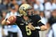 Sep 28, 2013; West Lafayette, IN, USA; Purdue Boilermakers quarterback Danny Etling (5) passes the ball against the Northern Illinois Huskies at Ross Ade Stadium. Northern Illinois won 55-24. Mandatory Credit: Pat Lovell-USA TODAY Sports