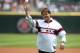 Jun 9, 2013; Chicago, IL, USA; Chicago White Sox former manager Tony La Russa throws out the ceremonial first pitch before the game against the Oakland Athletics at US Cellular Field. Mandatory Credit: Jerry Lai-USA TODAY Sports