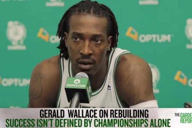 Gerald Wallace's Voice Sounds Like He's Speaking Through a Pipe