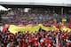 MONZA, ITALY - SEPTEMBER 08: Ferrari tifosi are seen at the Italian Formula One Grand Prix at Autodromo di Monza on September 8, 2013 in Monza, Italy. (Photo by Clive Mason/Getty Images)
