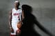 MIAMI, FL - SEPTEMBER 30: LeBron James #6 of the Miami Heat poses for a photo during media day on September 30, 2013 at the American Airlines Arena in Miami, Florida. NOTE TO USER: User expressly acknowledges and agrees that, by downloading and or using this photograph, User is consenting to the terms and conditions of the Getty Images License Agreement. Mandatory Copyright Notice: Copyright 2013 NBAE (Photo by Issac Baldizon/NBAE via Getty Images)