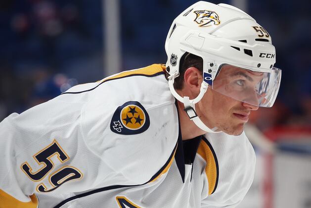 Josi Leaves Game with Upper-Body Injury