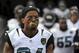 Sep 29, 2013; Jacksonville, FL, USA; Jacksonville Jaguars wide receiver Cecil Shorts III (84) walks on to the field before the start of the second half of the game against the Indianapolis Colts at EverBank Field. Mandatory Credit: Melina Vastola-USA TODAY Sports