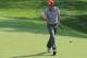 DUBLIN, OH - OCTOBER 04: Keegan Bradley of the U.S. Team saves par on the fourth hole to halve the hole during the Day Two Foursome Matches at the Muirfield Village Golf Club on October 4, 2013 in Dublin, Ohio. (Photo by David Cannon/Getty Images)