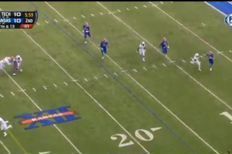 Kansas Coach Charlie Weis Calls for Awful Fake Punt Inside Own 20