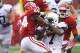 Oct 5, 2013; Bloomington, IN, USA; Indiana Hoosiers cornerback Tim Bennett (24) breaks up a pass play against Penn State Nittany Lions wide receiver Geno Lewis (7)) at Memorial Stadium. Mandatory Credit: Pat Lovell-USA TODAY Sports