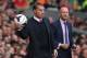 LIVERPOOL, ENGLAND - OCTOBER 05: Liverpool manager Brendan Rodgers holds the ball during the Barclays Premier League match between Liverpool and Crystal Palace at Anfield on October 5, 2013 in Liverpool, England. (Photo by Clive Brunskill/Getty Images)
