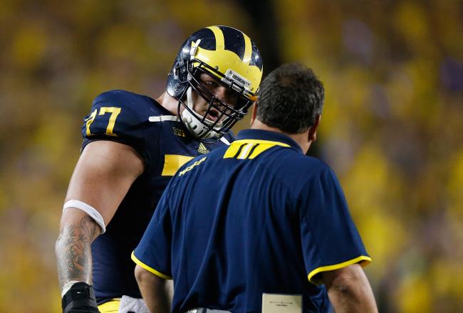 Hey coach, want me to punt, too?! I can do that. (Lewan didn't actually say that. But let's pretend).