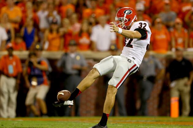 Punter Collin Barber out for Game with Concussion