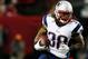 ATLANTA, GA - SEPTEMBER 29: Brandon Bolden #38 of the New England Patriots carries the ball against the Atlanta Falcons in the first quarter of the game at Georgia Dome on September 29, 2013 in Atlanta, Georgia. (Photo by Kevin C. Cox/Getty Images)