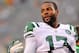 Aug 17, 2013; East Rutherford, NJ, USA; New York Jets wide receiver Braylon Edwards (17) during warmups before a preseason game against the Jacksonville Jaguars at MetLife Stadium. Mandatory Credit: Brad Penner-USA TODAY Sports