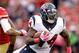 SAN FRANCISCO, CA - OCTOBER 06: Ben Tate #44 of the Houston Texans runs the ball against Carlos Rogers #22 of the San Francisco 49ers during their game at Candlestick Park on October 6, 2013 in San Francisco, California. (Photo by Ezra Shaw/Getty Images)