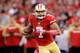 SAN FRANCISCO, CA - OCTOBER 06: Colin Kaepernick #7 of the San Francisco 49ers runs the ball gainst the Houston Texans during their game at Candlestick Park on October 6, 2013 in San Francisco, California. (Photo by Ezra Shaw/Getty Images)