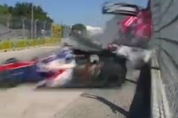 Franchitti Fractures Spine in Crash