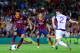 BARCELONA, SPAIN - OCTOBER 05: Neymar of FC Barcelona scores his team's fourth goal during the La Liga match between FC Barcelona and Real Valladolid CF at Camp Nou on October 5, 2013 in Barcelona, Spain. (Photo by David Ramos/Getty Images)
