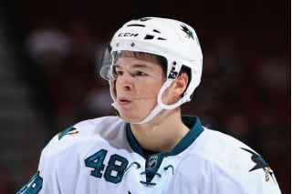 Sharks Rookie Hertl Making Good First Impression