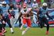 NASHVILLE, TN - OCTOBER 06: Jamaal Charles #25 of the Kansas City Cheifs rushes against the Tennessee Titans at LP Field on October 6, 2013 in Nashville, Tennessee. (Photo by Frederick Breedon/Getty Images)