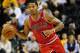 Oct 5, 2013; Indianapolis, IN, USA; Chicago Bulls point guard Derrick Rose (1) brings the ball back to the Bulls basket at Bankers life Fieldhouse. Mandatory Credit: Marc Lebryk-USA TODAY Sports