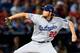 ATLANTA, GA - OCTOBER 03: Clayton Kershaw #22 of the Los Angeles Dodgers pitches against the Atlanta Braves during Game One of the National League Division Series at Turner Field on October 3, 2013 in Atlanta, Georgia. (Photo by Kevin C. Cox/Getty Images)