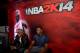 WEST HOLLYWOOD, CA - SEPTEMBER 24: TV personality Nick Cannon (L) and professional basketball player Harrison Barnes attend the NBA 2K14 premiere party at Greystone Manor on September 24, 2013 in West Hollywood, California. (Photo by Charley Gallay/Getty Images for 2K)
