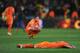 JOHANNESBURG, SOUTH AFRICA - JULY 11: Wesley Sneijder of the Netherlands shows his dejection after suffering defeat following the 2010 FIFA World Cup South Africa Final match between Netherlands and Spain at Soccer City Stadium on July 11, 2010 in Johannesburg, South Africa. (Photo by Jasper Juinen/Getty Images)