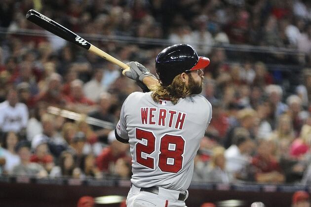 Werth Selected as Nats' Nominee for Hank Aaron Award