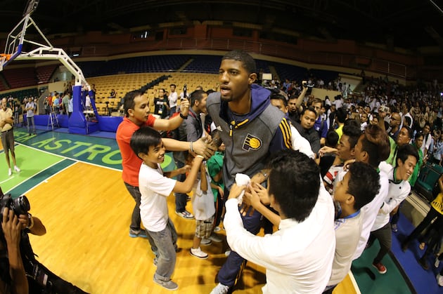 Pacers Coach Vogel and Star George Fall in Love with Manila
