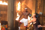 Watch: LeBron Works Out in a Dungeon for Promo