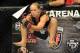 Jul 27, 2013; Seattle, WA, USA; Julie Kedzie jumps during introductions before fighting Germaine de Randamine in their women's bantamweight bout at Key Arena. Mandatory Credit: Jayne Kamin-Oncea-USA TODAY Sports