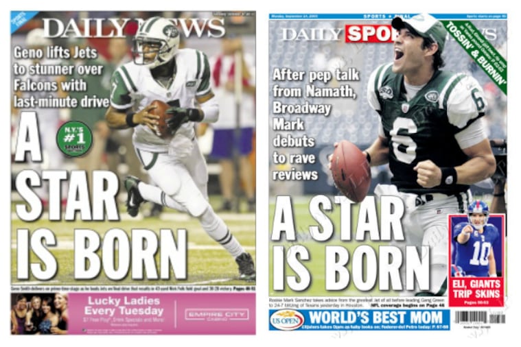 Jets' Geno Smith Gets Eerily Similar Headline to a Young Mark Sanchez