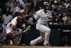 HOUSTON, TX - SEPTEMBER 28: Robinson Cano #24 of the New York Yankees hits a single in the sixth inning against the Houston Astros at Minute Maid Park on September 28, 2013 in Houston, Texas. (Photo by Scott Halleran/Getty Images)