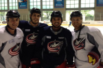 Watch: Jason Day 'Skates' with NHL's Blue Jackets