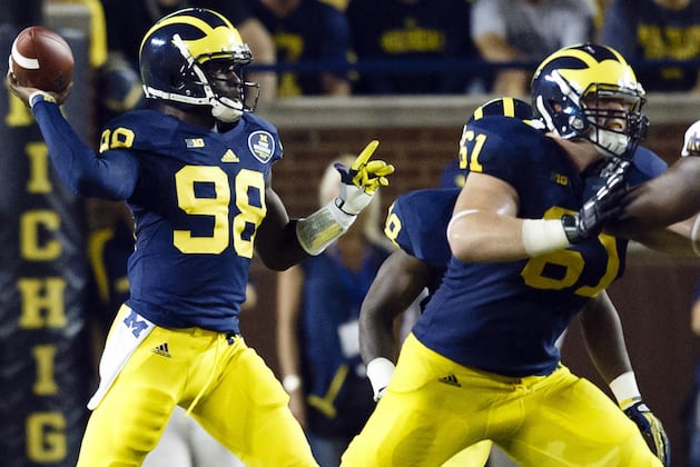 Michigan's Graham Glasgow Has Shed Walk-on Role in Name Only