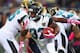 ST. LOUIS, MO - OCTOBER 6: Maurice Jones-Drew #32 of the Jacksonville Jaguars rushes against the St. Louis Rams at the Edward Jones Dome on October 6, 2013 in St. Louis, Missouri. The Rams beat the Jaguars 34-20. (Photo by Dilip Vishwanat/Getty Images)