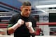 NEW YORK, NY - SEPTEMBER 24: Orlando Cruz works out during a training session for his upcoming fight against Orlando 'Siri' Salido at Mendez Boxing Gym on September 24, 2013 in New York City. (Photo by Maddie Meyer/Getty Images)