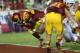 LOS ANGELES, CA - NOVEMBER 03: Silas Redd #25 of the USC Trojans scores on a two yard touchdown run in the third quarter against the Oregon Ducks at the Los Angeles Memorial Coliseum on November 3, 2012 in Los Angeles, California. Oregon won 62-51. (Photo by Stephen Dunn/Getty Images)