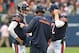 Jay Cutler receives orders. He has a 93.0 passer rating in 2013.