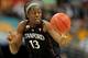 DENVER, CO - APRIL 01: Chiney Ogwumike #13 of the Stanford Cardinal pushes the ball up court against the Baylor Bears uring the National Semifinal game of the 2012 NCAA Division I Women's Basketball Championship at Pepsi Center on April 1, 2012 in Denver, Colorado. (Photo by Justin Edmonds/Getty Images)