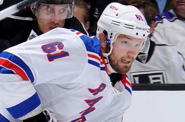 Rangers' Nash out Thursday Against Ducks