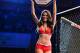 Oct 9, 2013; Barueri, Sao Paulo, Brazil; A ring girl during the match between Demian Maia and Jake Shields during UFC Fight Night 29 at Jose Correa Arena. Mandatory Credit: Jason Silva-USA TODAY Sports