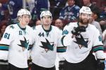Sharks Stay Unbeaten with 4-1 Win Over Canucks