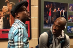 Kobe Hangs Out with Floyd Mayweather