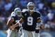 SAN DIEGO, CA - SEPTEMBER 29: Quarterback Tony Romo #9 of the Dallas Cowboys argues a call against the San Diego Chargers at Qualcomm Stadium on September 29, 2013 in San Diego, California. (Photo by Jeff Gross/Getty Images)